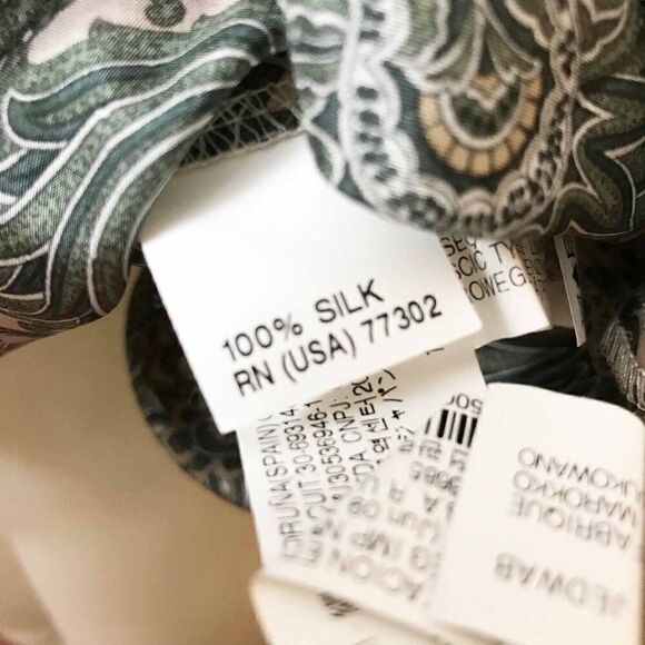 100% silk summer dress 💚🌻 - Picture 4 of 9